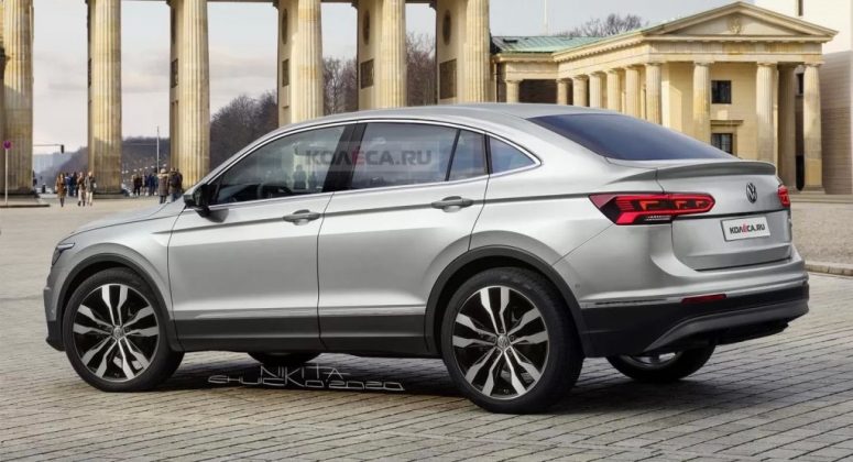 VW Tiguan Coupé-ilustrácia